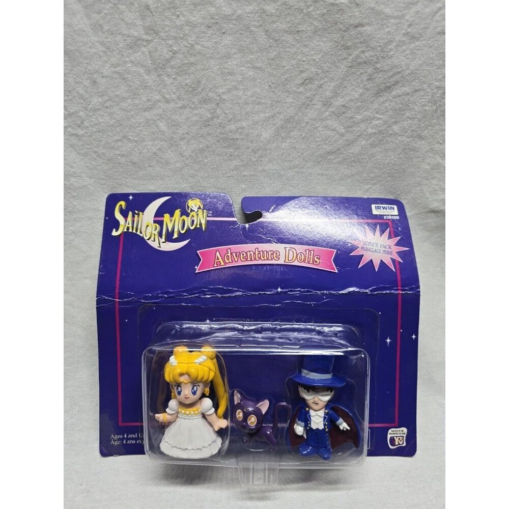 Sailor Moon Adventure Dolls Irwin Bonus Pack #38489 1996- Box Wear